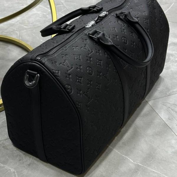 Black full leather bag